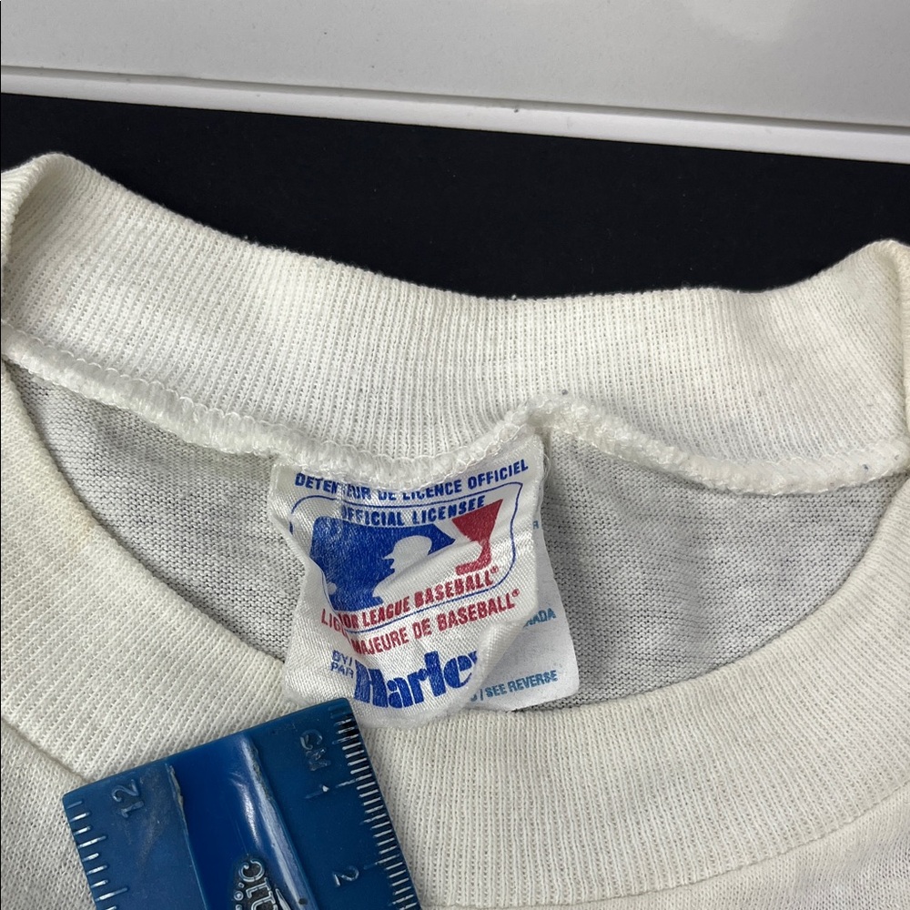 Vintage 1992 Toronto Blue Jays Kids Large Tee Single Stitch Rough condition - Picture 2 of 13